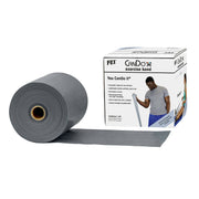 CanDo Low Powder Exercise Band - 25 yard roll - Silver - xx-heavy