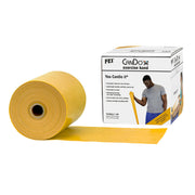 CanDo Low Powder Exercise Band - 25 yard roll - Gold - xxx-heavy
