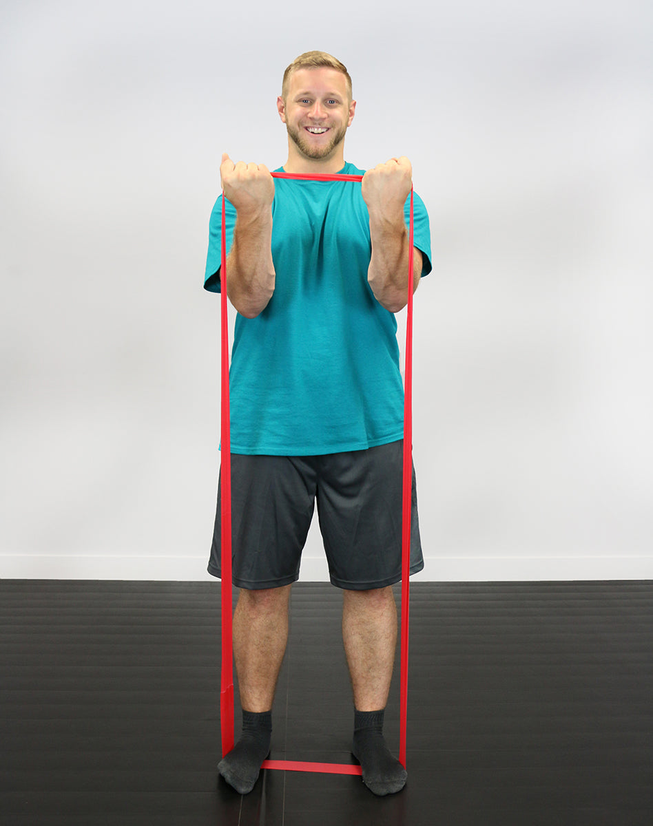 CanDo Band Exercise Loop - 30" Long - Red - light