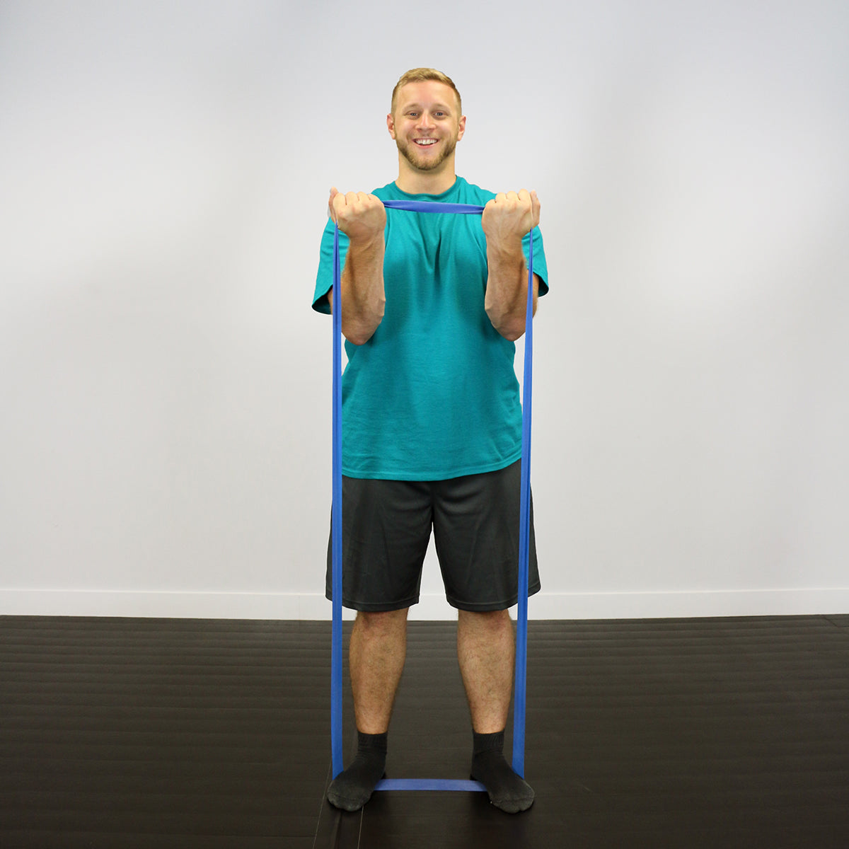 CanDo Band Exercise Loop - 30" Long - blue - heavy