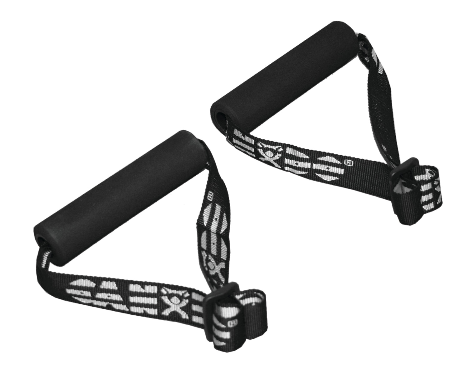 CanDo Exercise Band - Accessory - Foam Padded Adjustable Webbing Handle - 50 Pair
