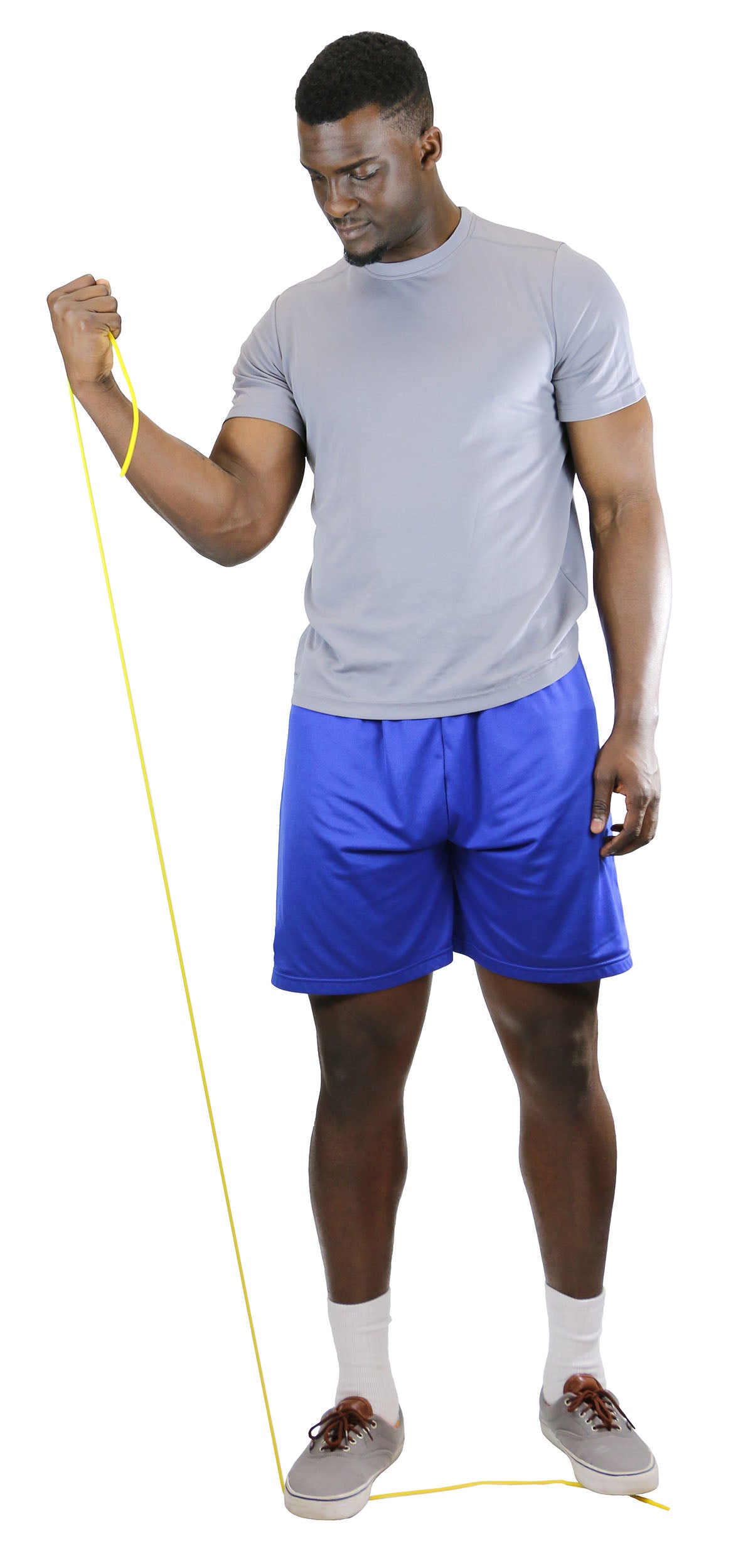 CanDo Low Powder Exercise Tubing - 25' roll - Yellow - x-light