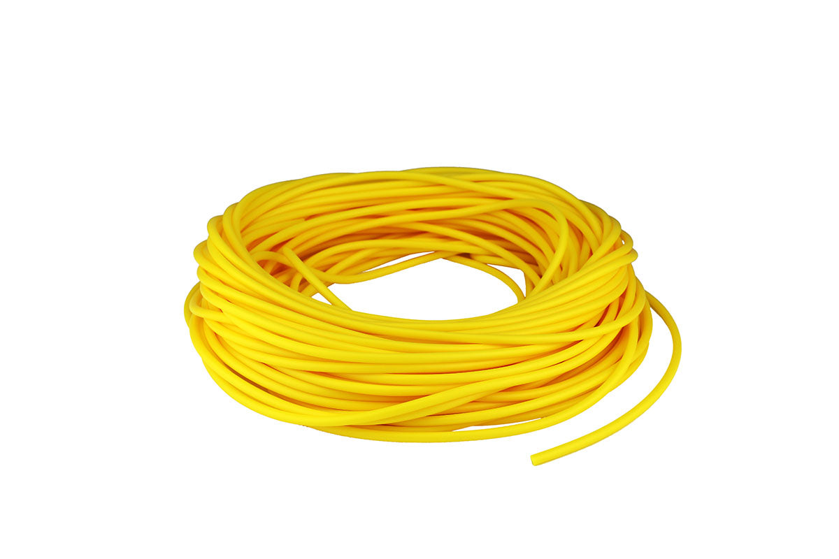 CanDo Low Powder Exercise Tubing - 100' dispenser roll - Yellow - x-light