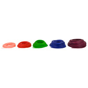 REP Tubing Latex Free Exercise Tubing, 100', Set of 5 (Peach through Plum)