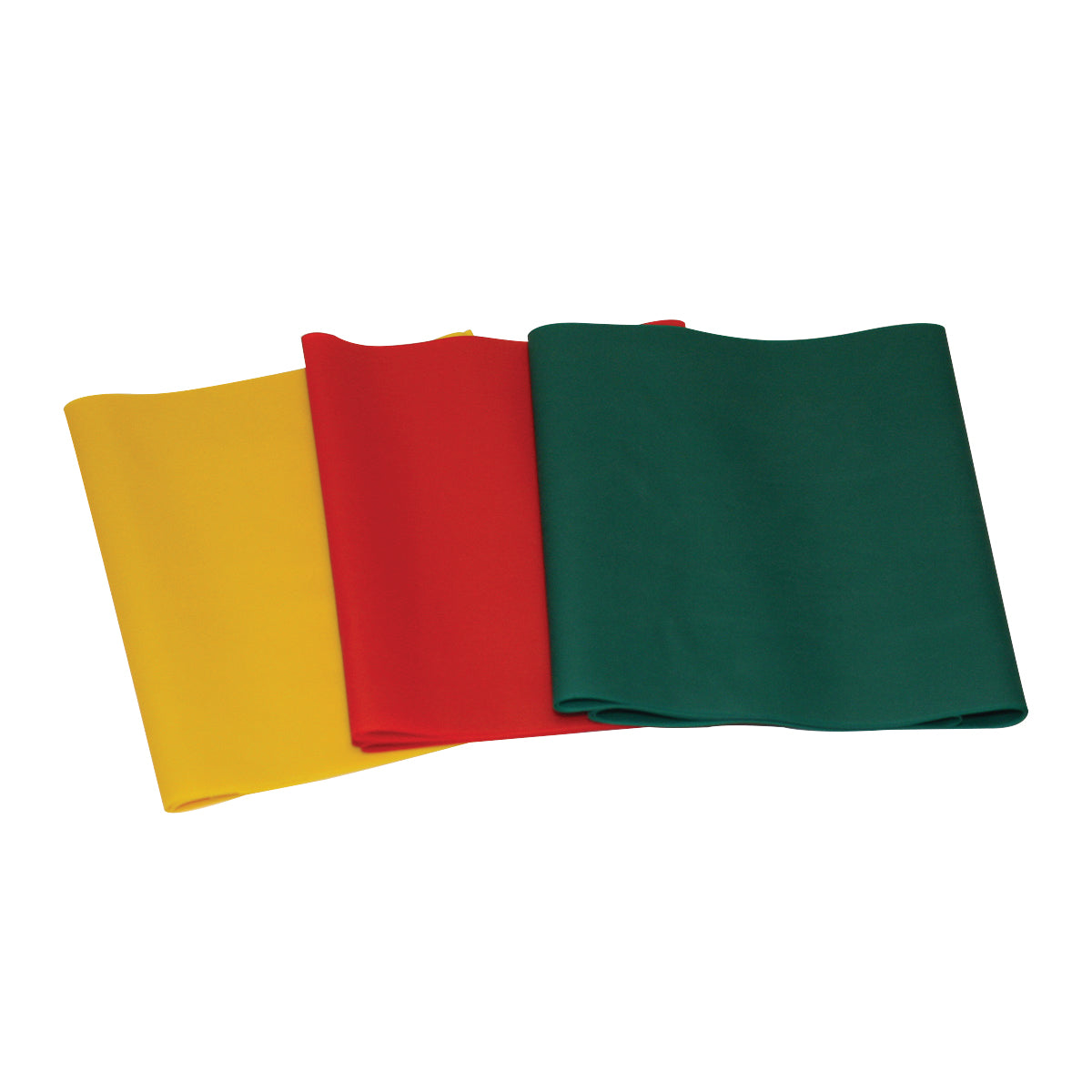 CanDo Latex-Free Exercise Band - PEP Pack - Easy (Yellow, Red, Green)