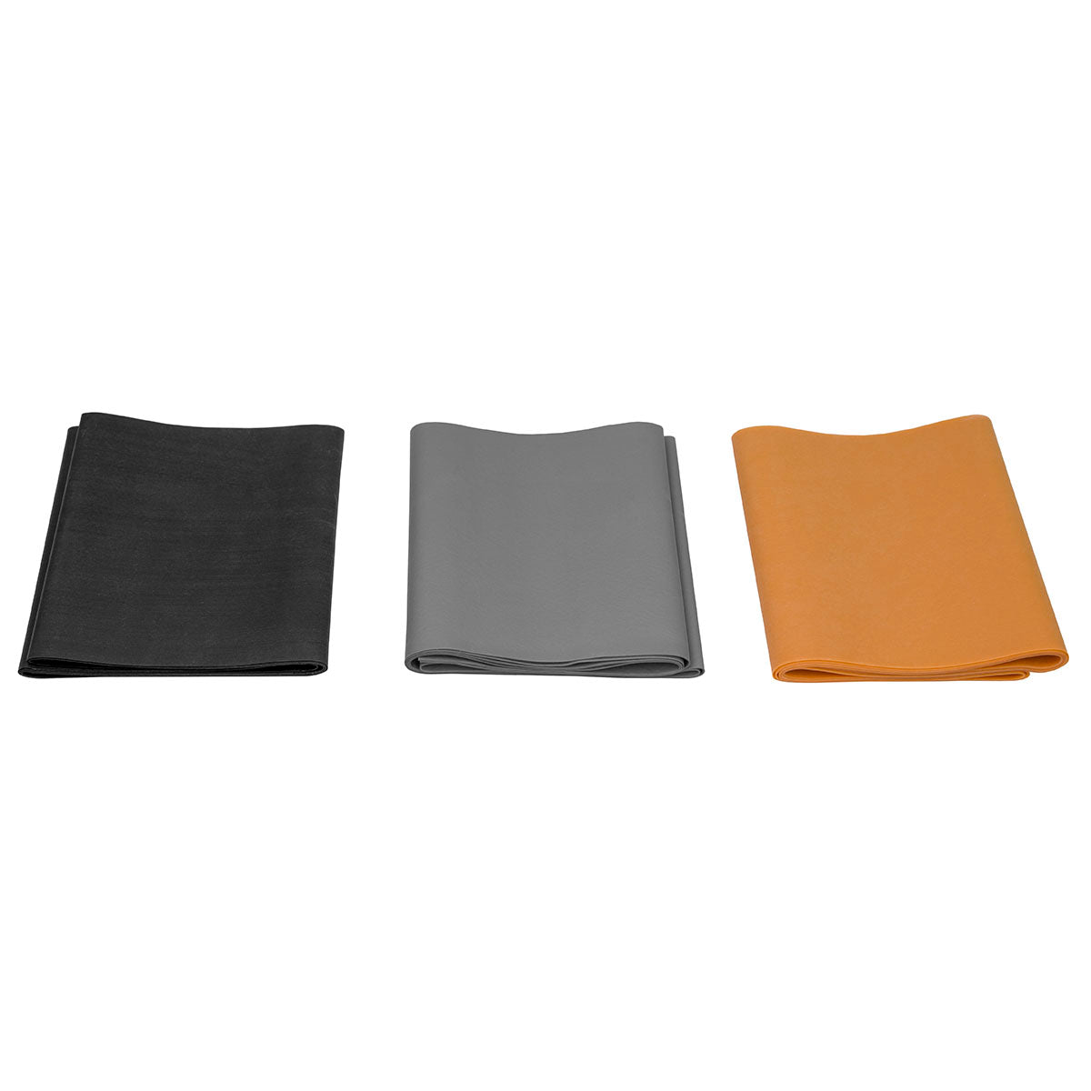 CanDo Latex-Free Exercise Band - PEP Pack - Difficult (Black, Silver, Gold)