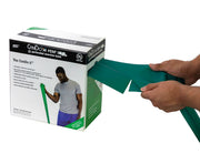 CanDo Latex Free Exercise Band - 100 yard Perf 100 roll - Green - medium