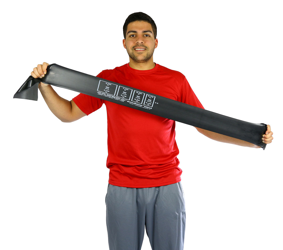 CanDo AccuForce Exercise Band - 6 yard roll - Black - x-heavy