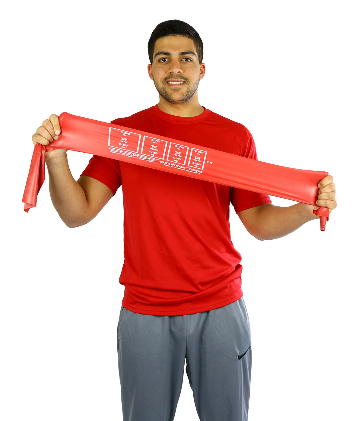 CanDo AccuForce Exercise Band - 50 yard roll - Red - light