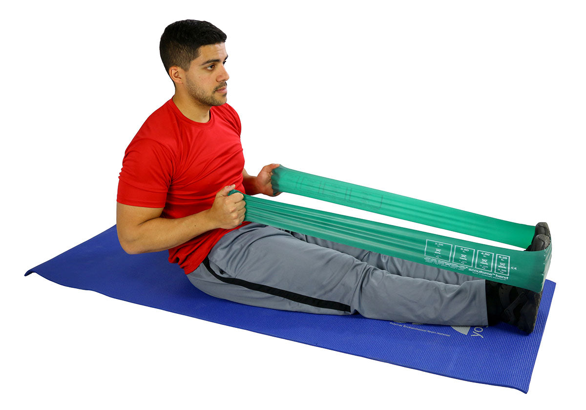 CanDo AccuForce Exercise Band - 50 yard roll - Green - medium