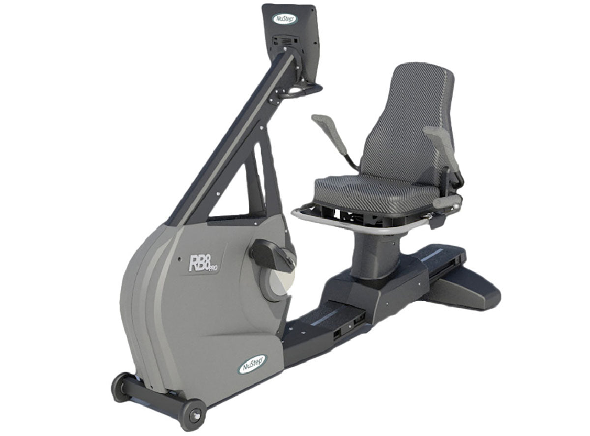 NuStep, RB8 PRO Recumbent Bike, 18" Width Swivel Seat