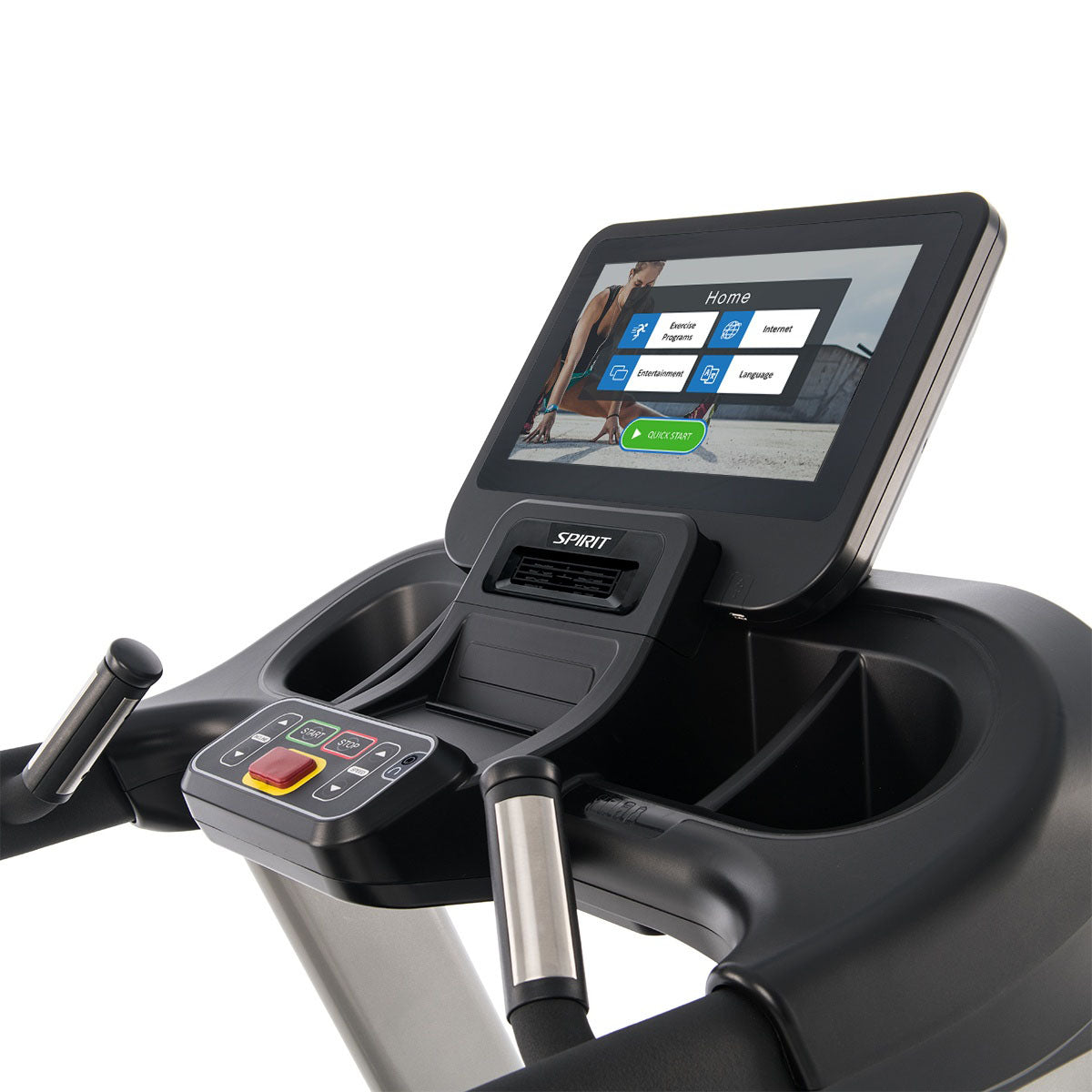 Spirit, CT800ENT Treadmill, 84" x 36" x 61"