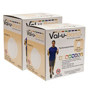Val-u-Band Resistance Bands, Dispenser Roll, 100 Yds. (2 x 50 Yds.), Peach-Level 1/7, Latex-Free