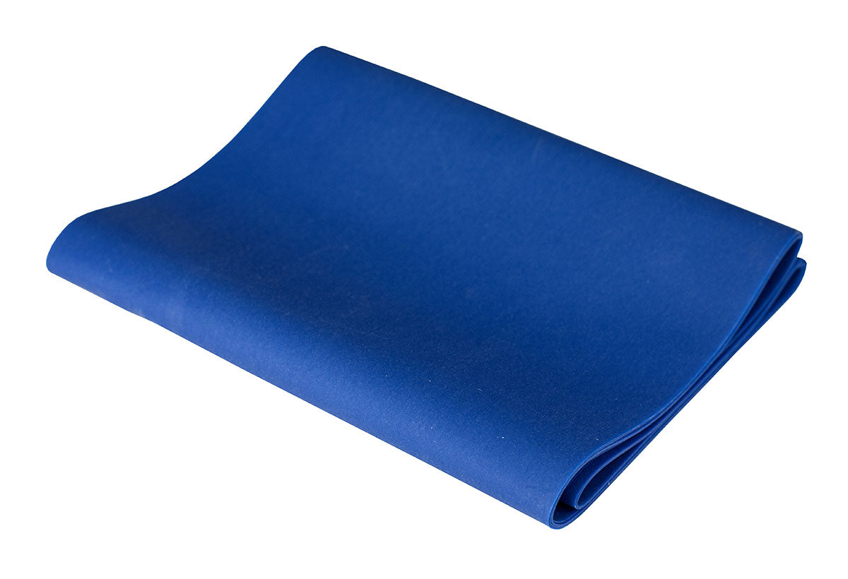 Val-u-Band Resistance Bands, Pre-Cut Strip, 5', Blueberry-Level 4/7, Case of 30, Latex-Free