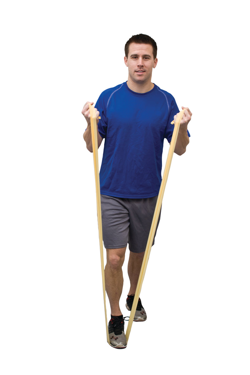 Val-u-Band Resistance Bands, Dispenser Roll, 50 Yds., Peach-Level 1/7, Contains Latex