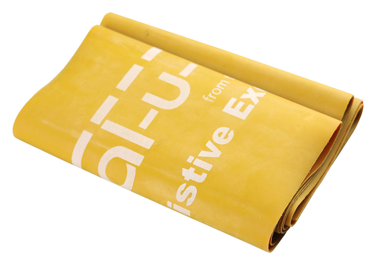 Val-u-Band Resistance Bands, Pre-Cut Strip, 5', Pineapple-Level 7/7, Case of 30, Contains Latex