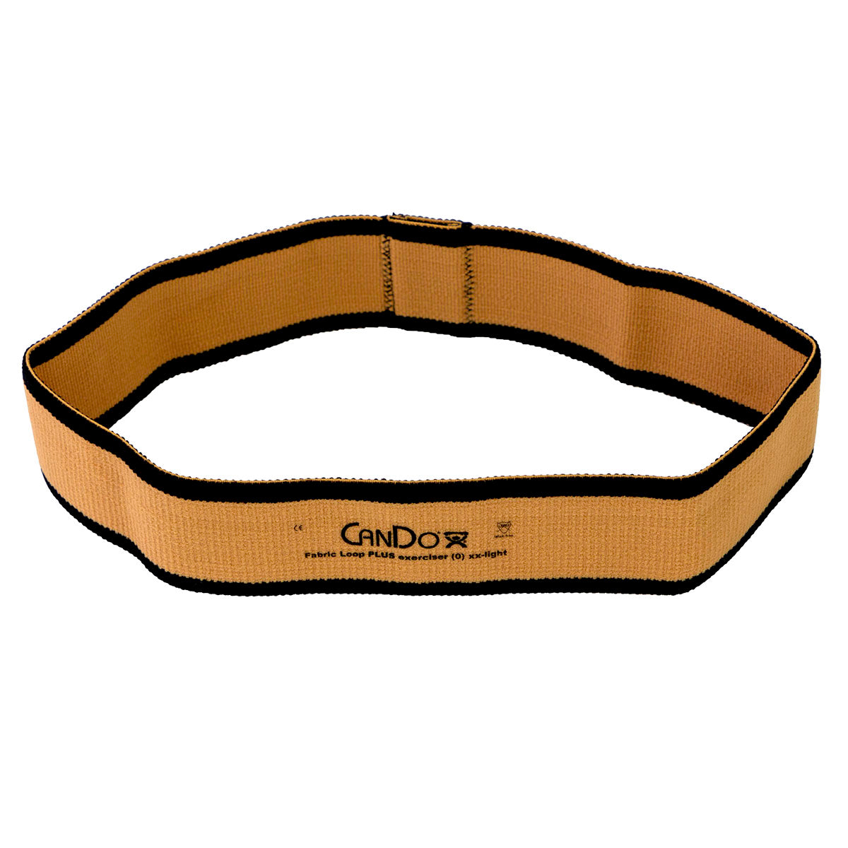 CanDo Fabric Loop Plus, 12" Long Single Loop, Tan (XX-Light)