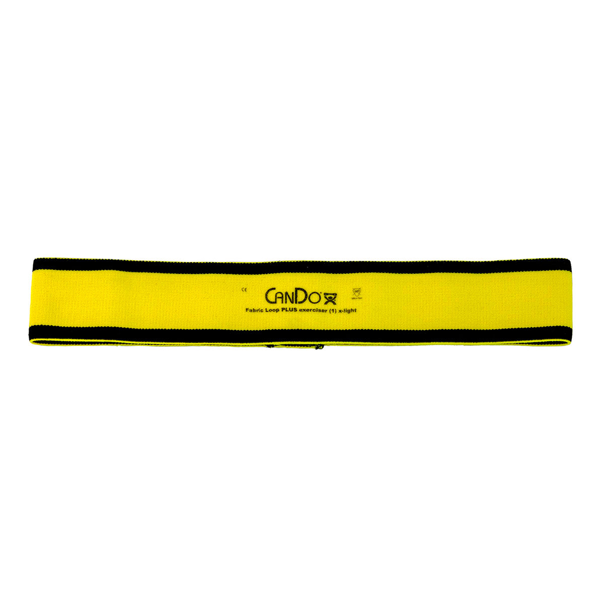 CanDo Fabric Loop Plus, 12" Long Single Loop, Yellow (X-Light)