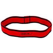 CanDo Fabric Loop Plus, 12" Long Single Loop, Red (Light)