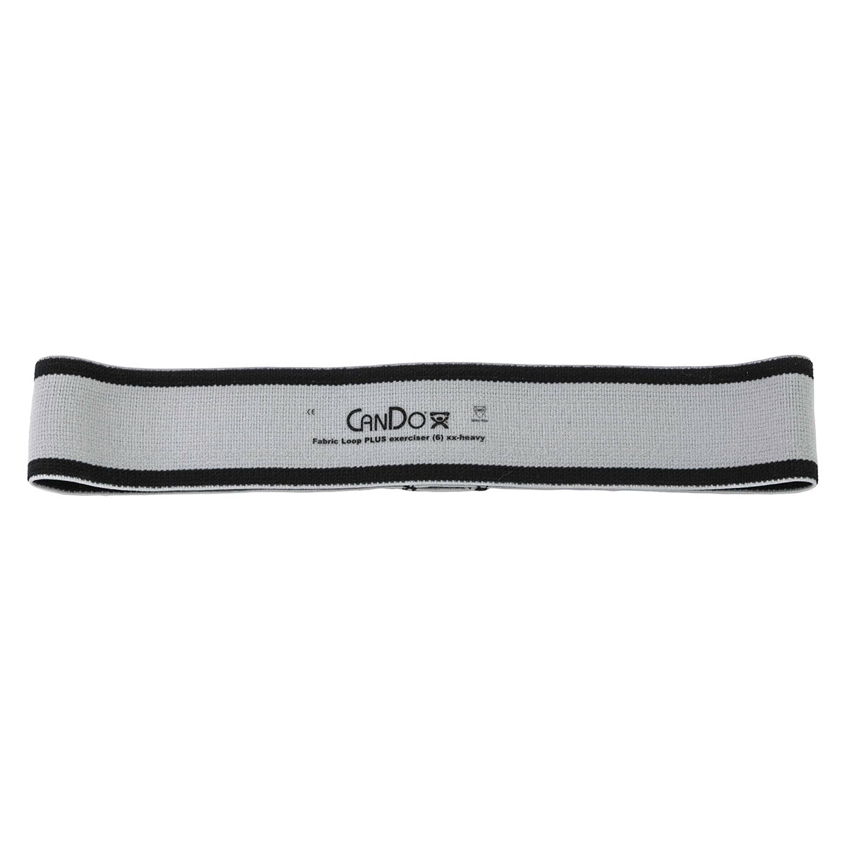 CanDo Fabric Loop Plus, 12" Long Single Loop, Silver (XX-Heavy)