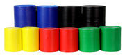 Sup-R Band Latex-Free Exercise Band - Twin-Pak - 100 yard - 5 color set (2 - 50 yard boxes of each color: Yellow, Red, Green, Blue, Black)