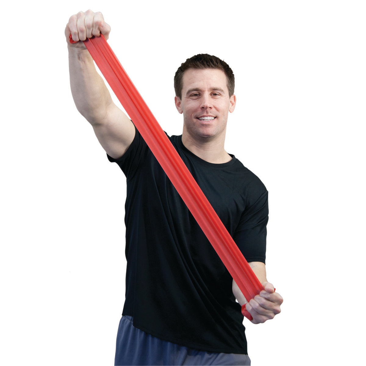 Sup-R Band Latex Free Exercise Band - 25 yard roll - Red - light