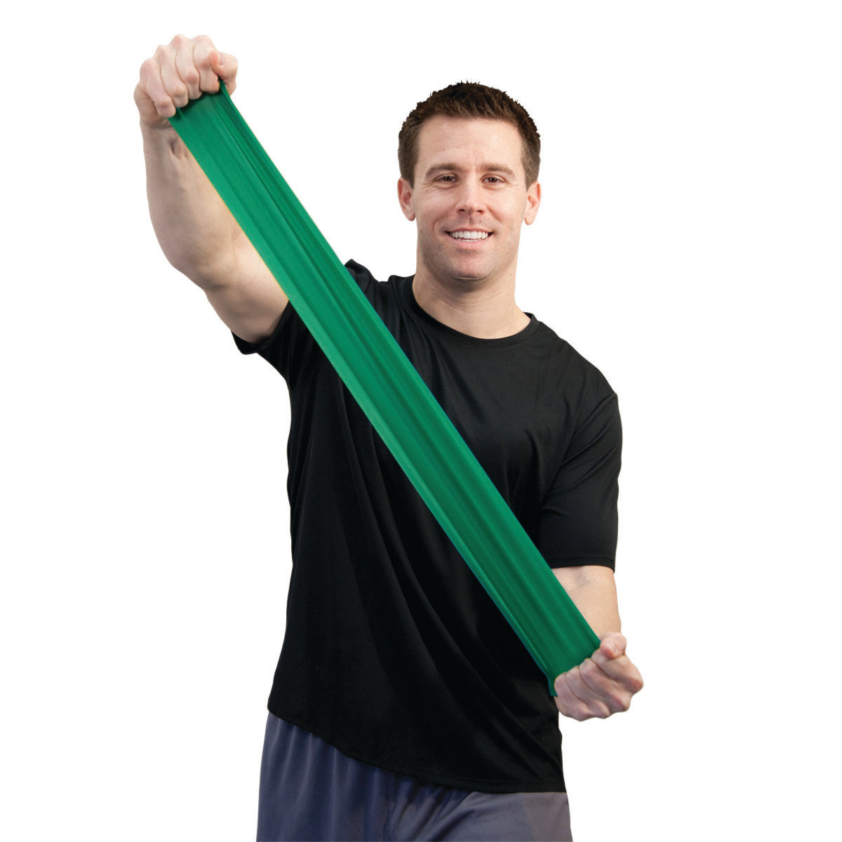 Sup-R Band Latex Free Exercise Band - 5 foot Singles, Green - medium