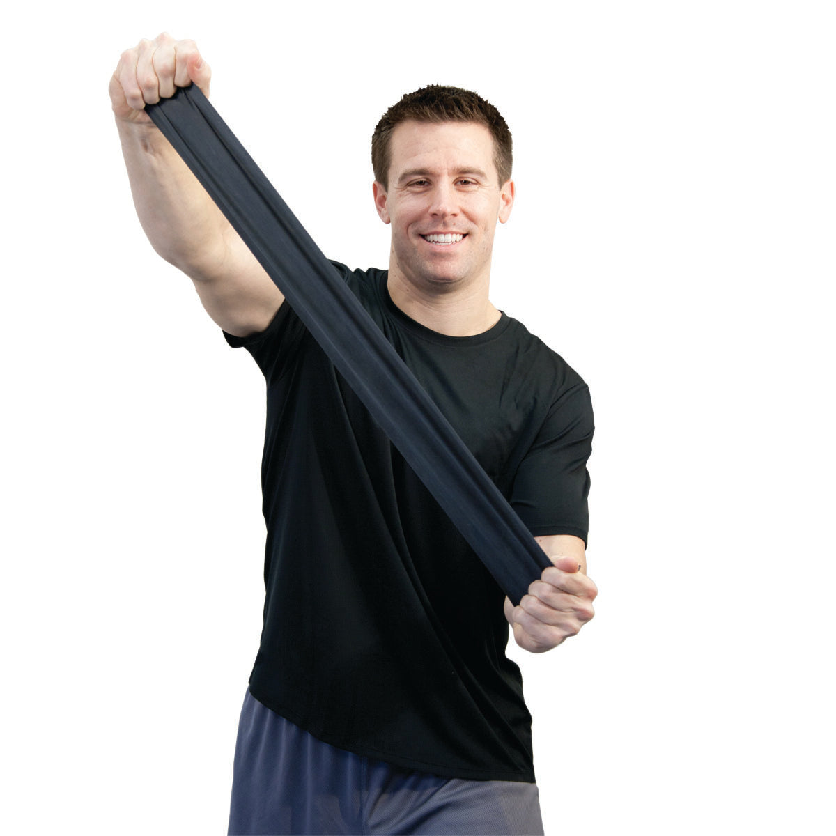 Sup-R Band Latex Free Exercise Band - 5 foot Singles, Black - x-heavy