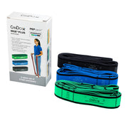 CanDo MGE Plus PEP Pack, 6 Foot Exerciser, 9 Loops, Moderate (1 ea: Green, Blue, Black)