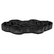 CanDo Multi-Grip Exerciser Plus, 6 Foot Exerciser, 9 Loops, Black (X-Heavy)