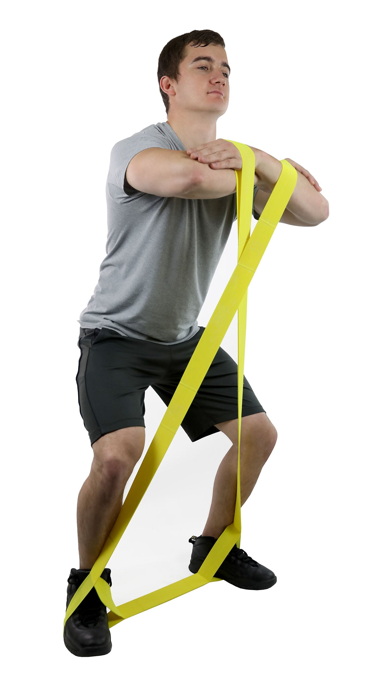 CanDo Multi-Grip Exerciser, 6 Foot Exerciser, X-Light, Yellow