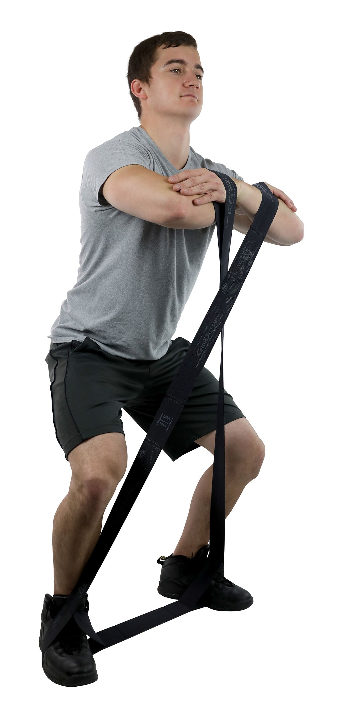 CanDo Multi-Grip Exerciser, 6 Foot Exerciser, X-Heavy, Black, Case of 24