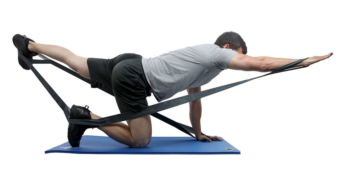 CanDo Multi-Grip Exerciser, 6 Foot Exerciser, XX-Heavy, Silver