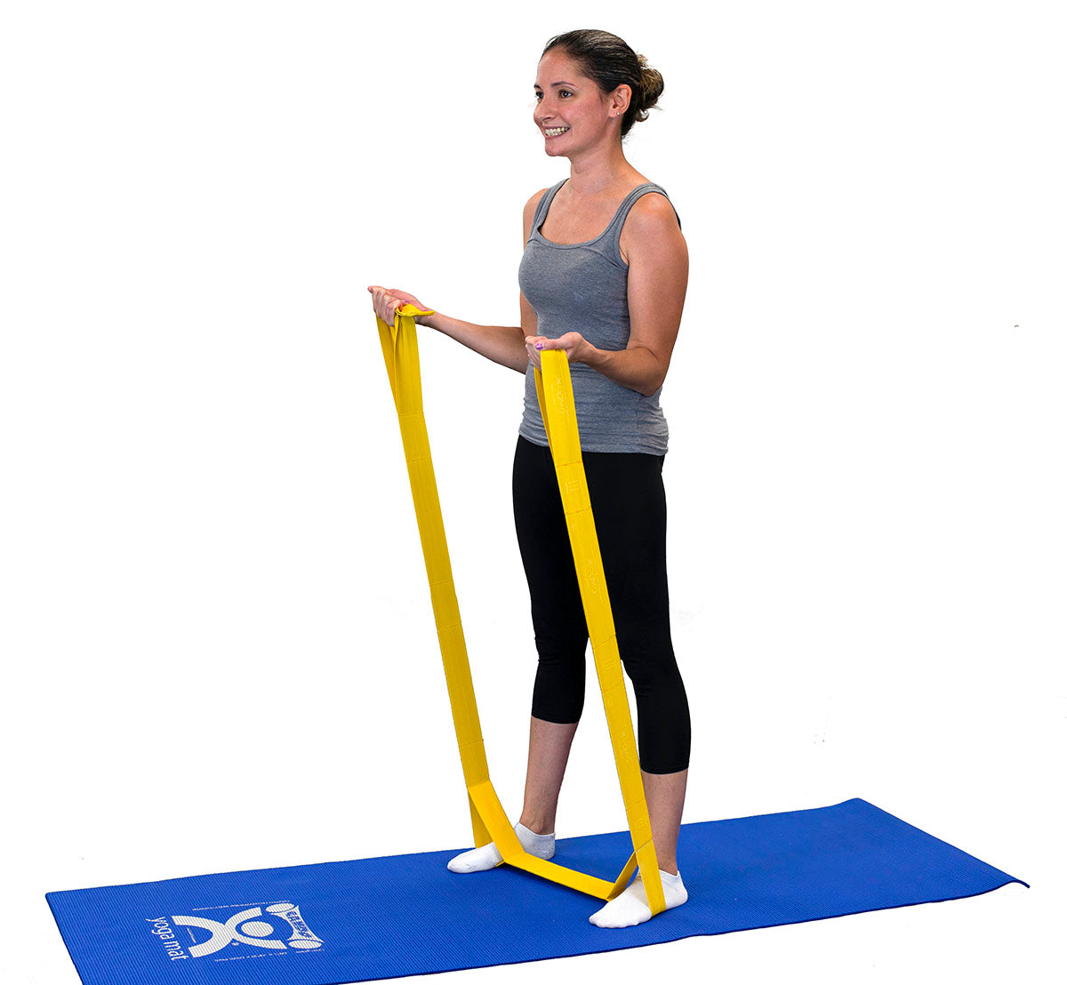 CanDo Multi-Grip Exerciser, 6 Foot Exerciser, XXX-Heavy, Gold, Case of 24