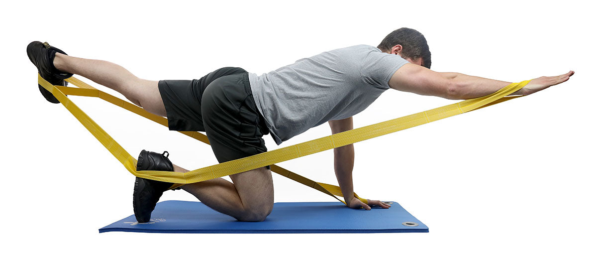 CanDo Multi-Grip Exerciser, 6 Foot Exerciser, XXX-Heavy, Gold, Case of 24