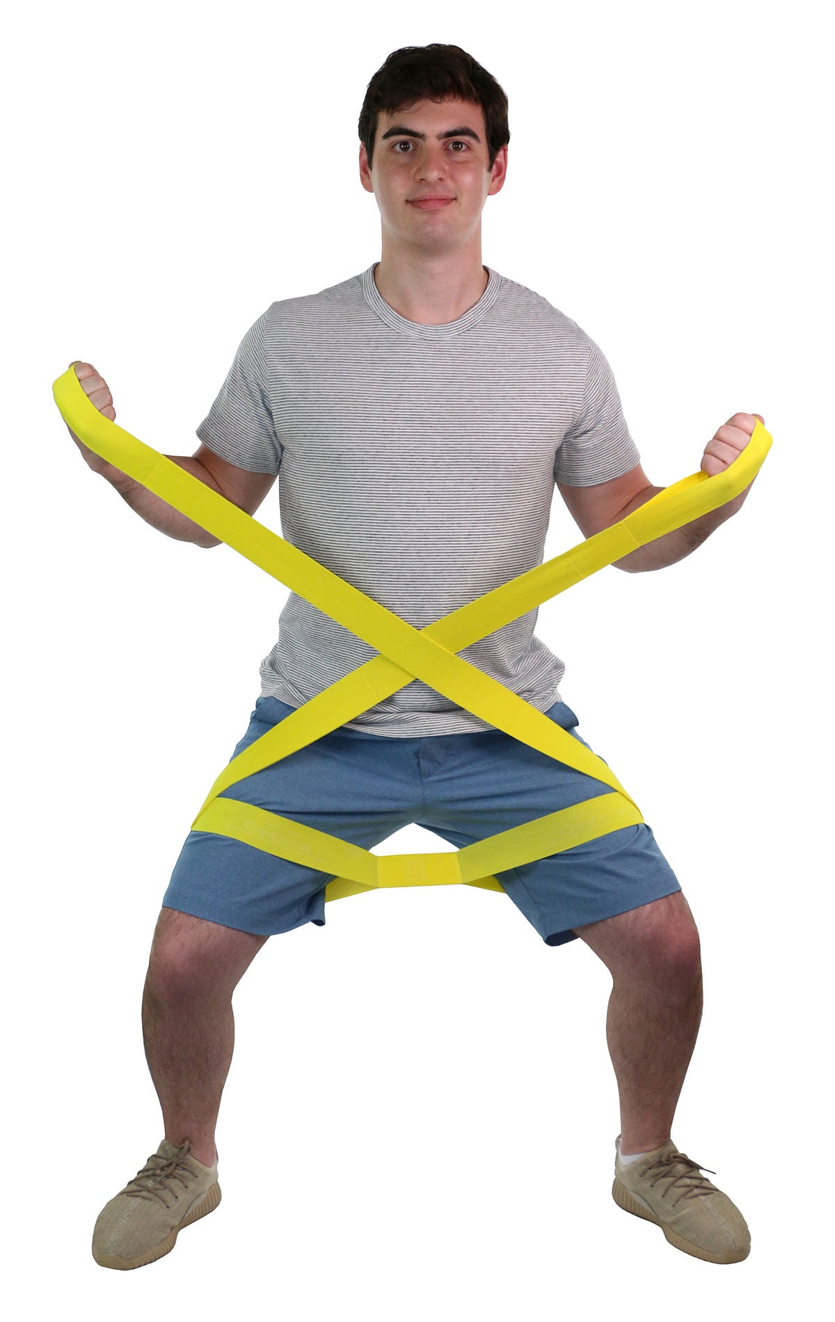 CanDo Multi-Grip Exerciser 30 Yard Roll, X-Light, Yellow