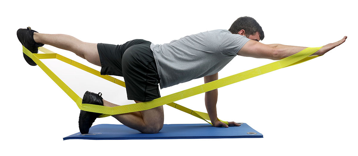 CanDo Multi-Grip Exerciser 30 Yard Roll, X-Light, Yellow