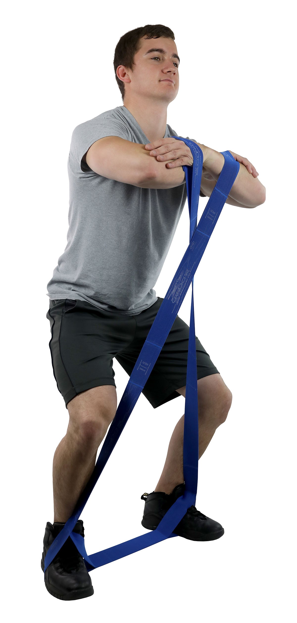 CanDo Multi-Grip Exerciser 30 Yard Roll, Heavy, Blue