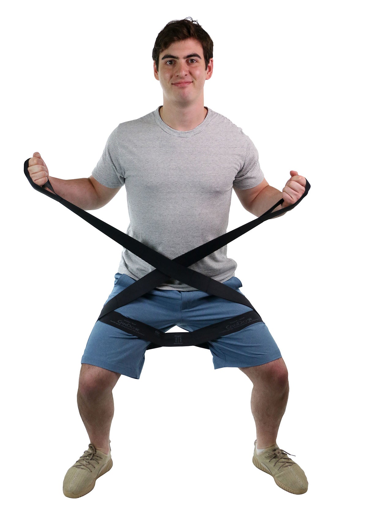 CanDo Multi-Grip Exerciser 30 Yard Roll, X-Heavy, Black