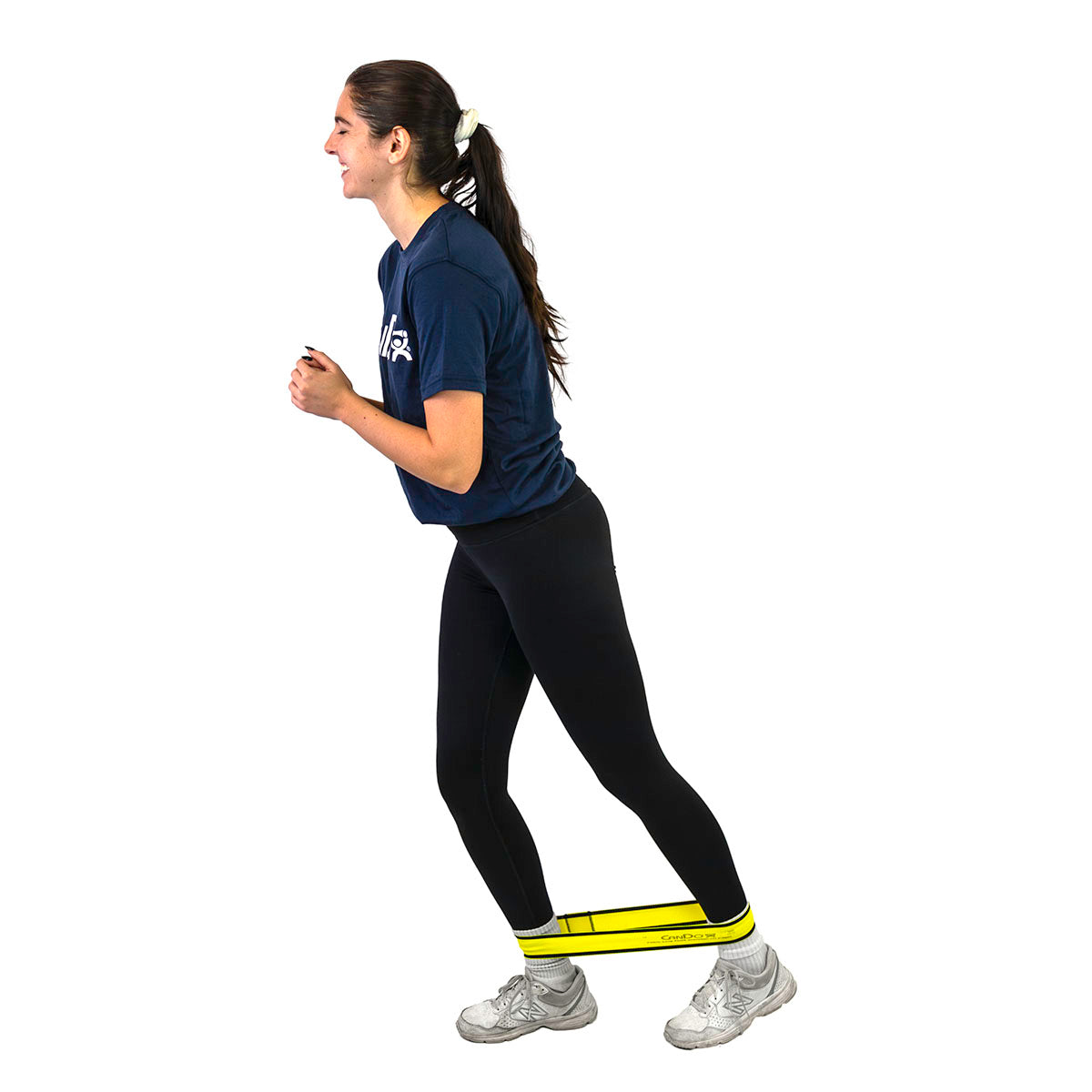 CanDo Fabric Loop Plus, 8" Long Single Loop, Yellow (X-Light)