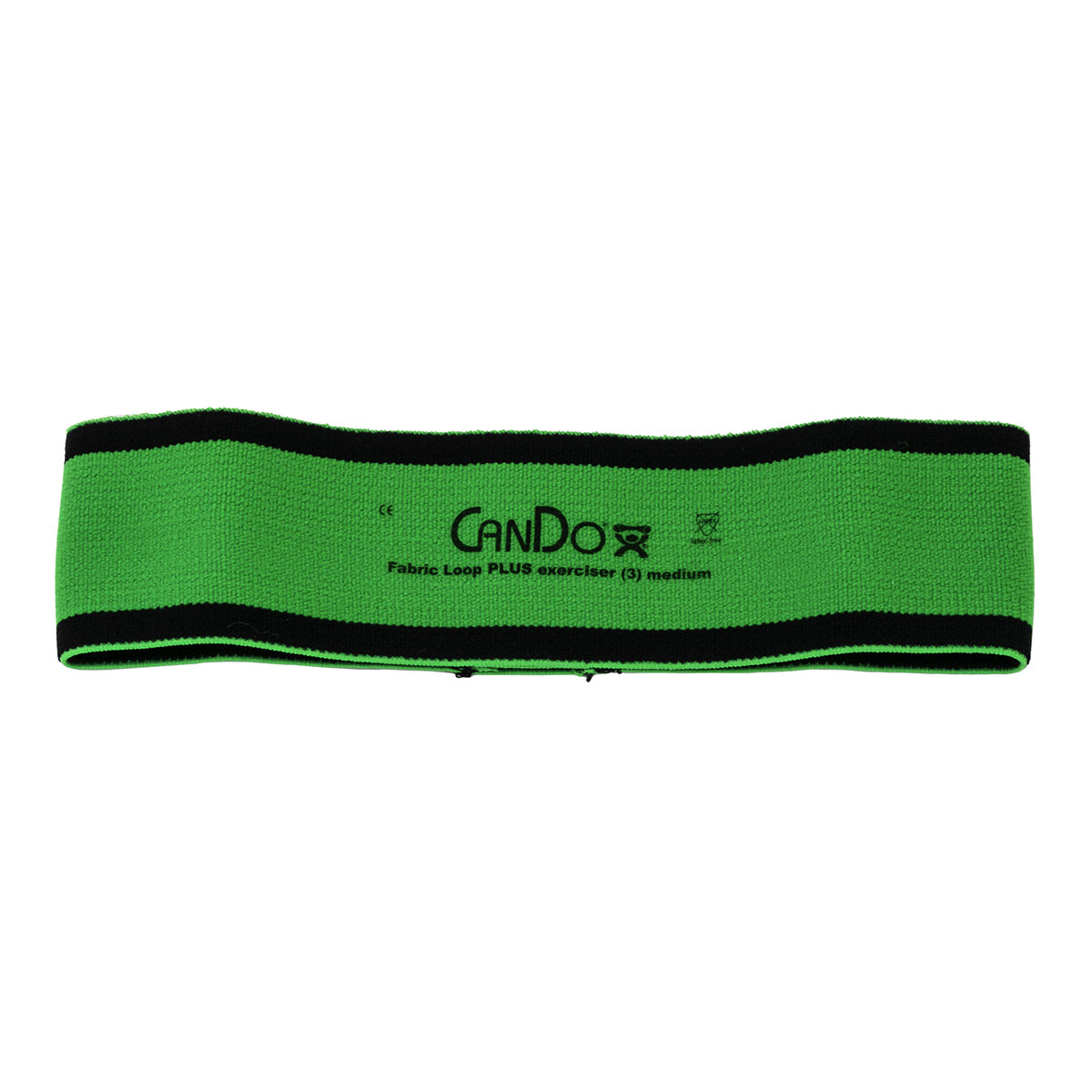 CanDo Fabric Loop Plus, 8" Long Single Loop, Green (Medium)