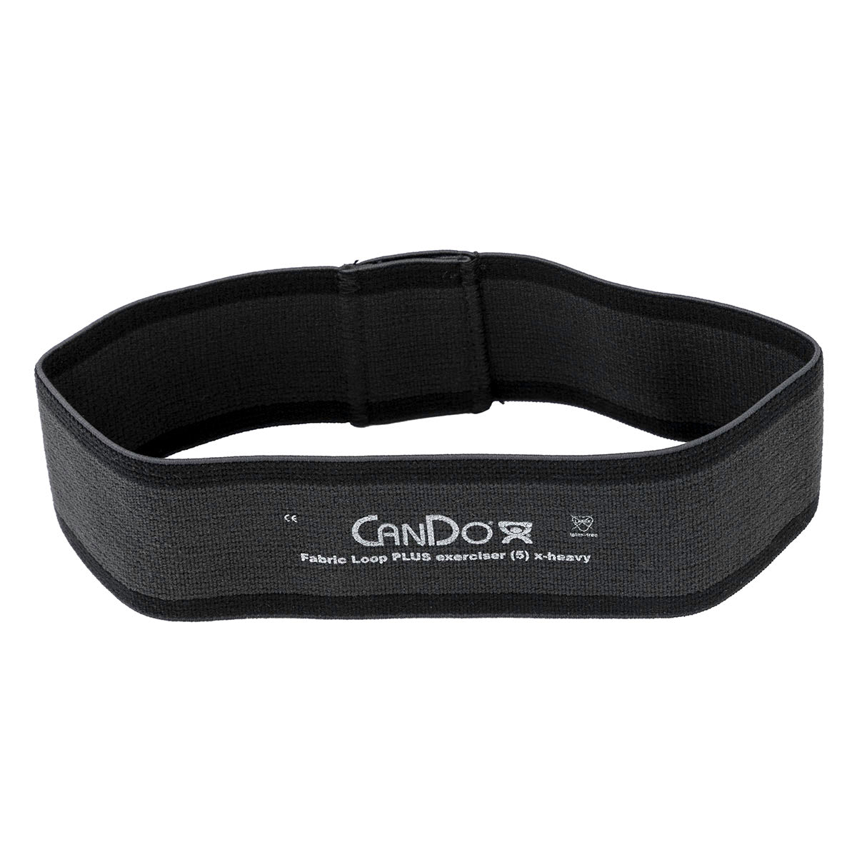 CanDo Fabric Loop Plus, 8" Long Single Loop, Black (X-Heavy)