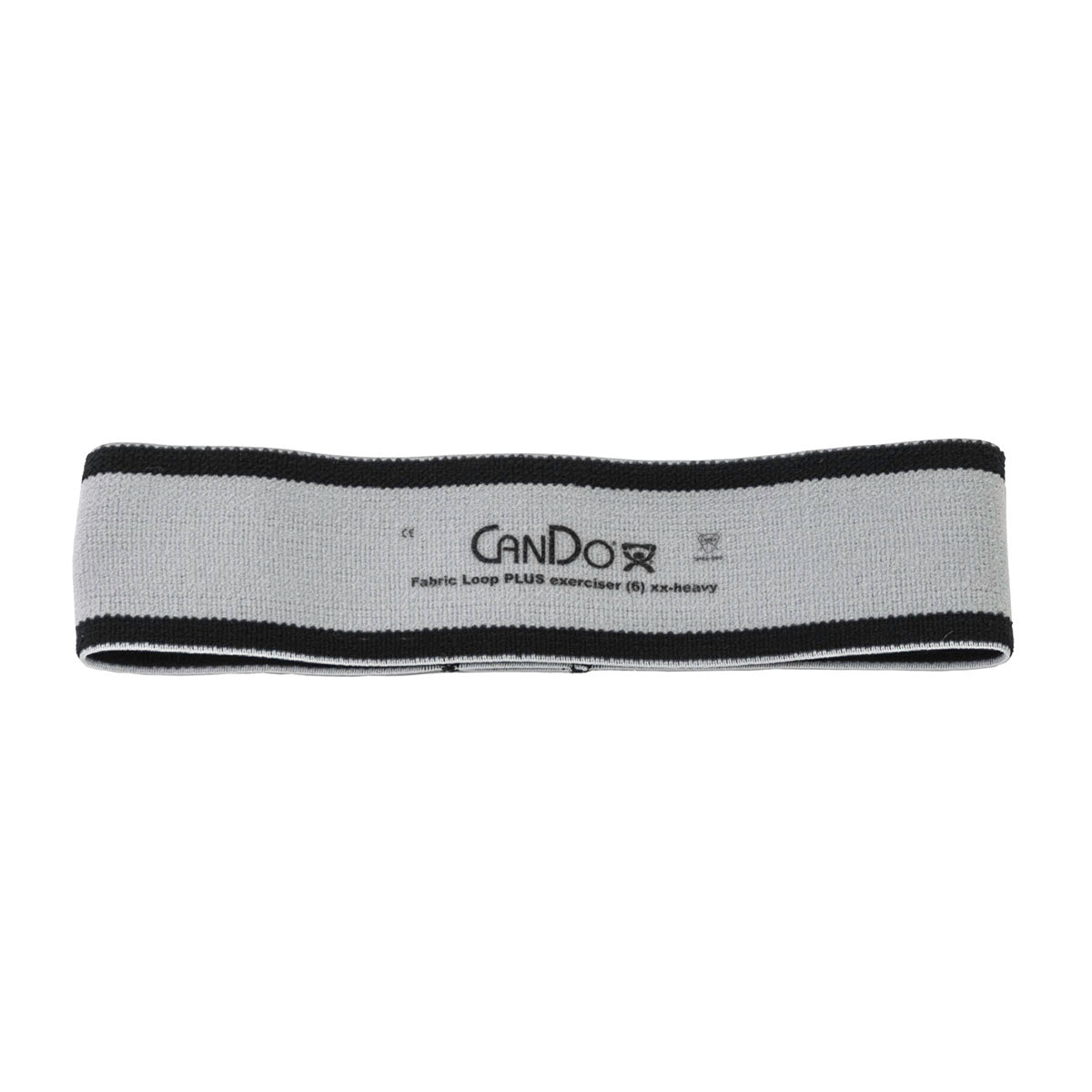 CanDo Fabric Loop Plus, 8" Long Single Loop, Silver (XX-Heavy)