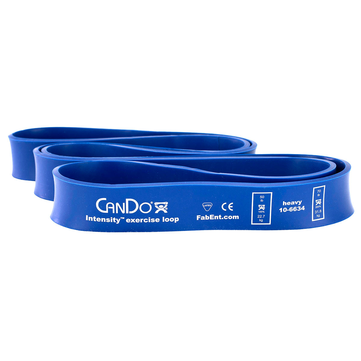 CanDo Intensity Loop, 40" Exerciser, Heavy, Blue, 50 - 70 lb