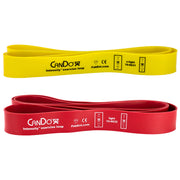 CanDo Intensity Loop, Set of 2: Yellow (X-Light), 15 - 25 lb and Red (Light), 25 - 40 lb