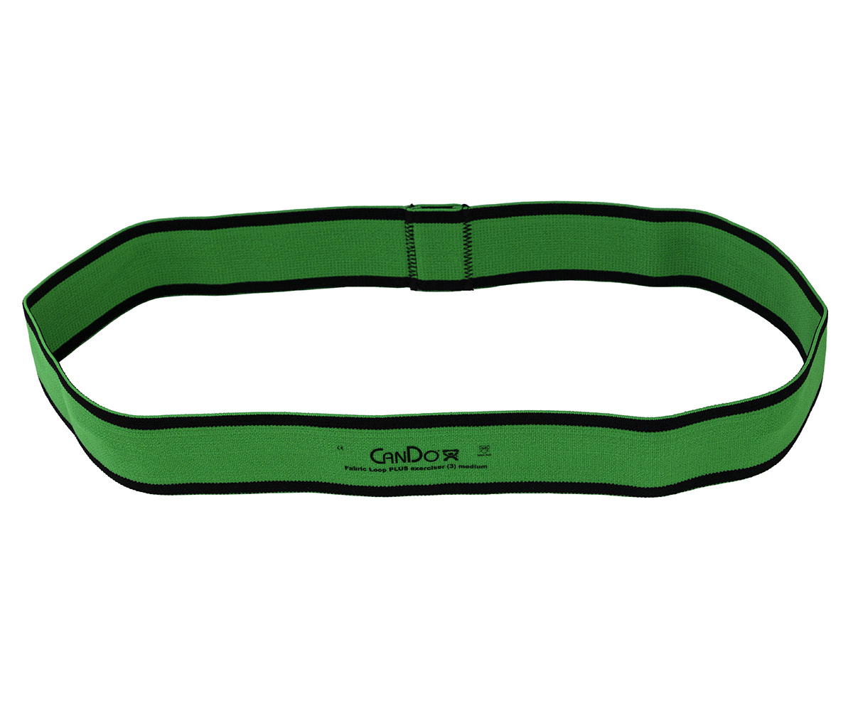 CanDo Fabric Loop Plus, 18" Long Single Loop, Green (Medium)