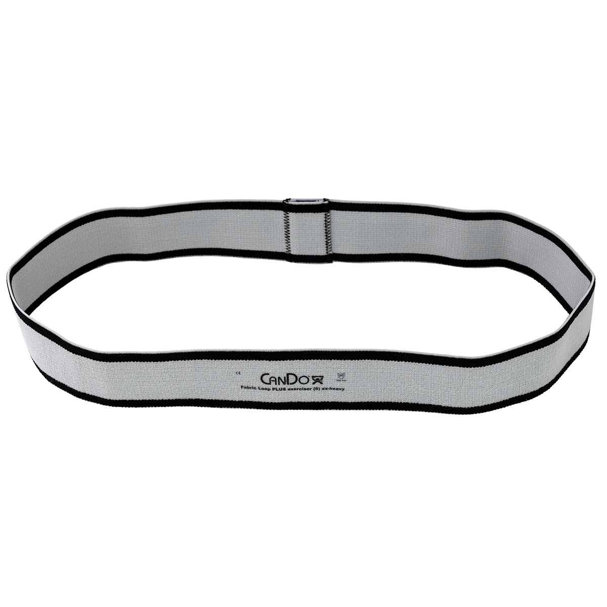 CanDo Fabric Loop Plus, 18" Long Single Loop, Silver (XX-Heavy)