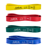 CanDo Intensity Loop, Set of 4: Yellow (X-Light) through Blue (Heavy)