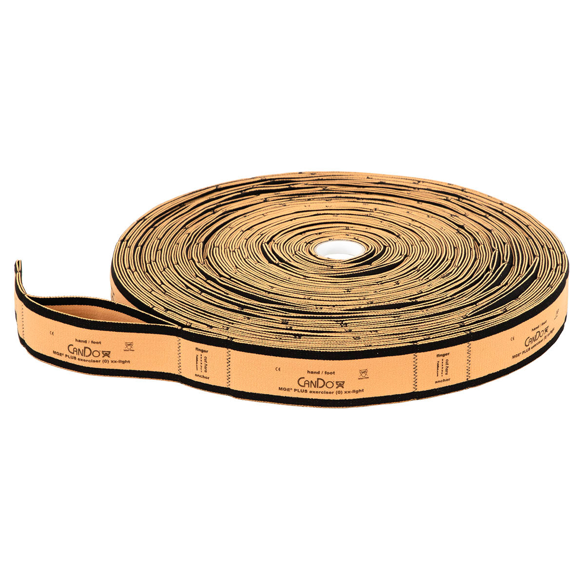CanDo Multi-Grip Exerciser Plus, 30 Yard Roll, Tan (XX-Light)