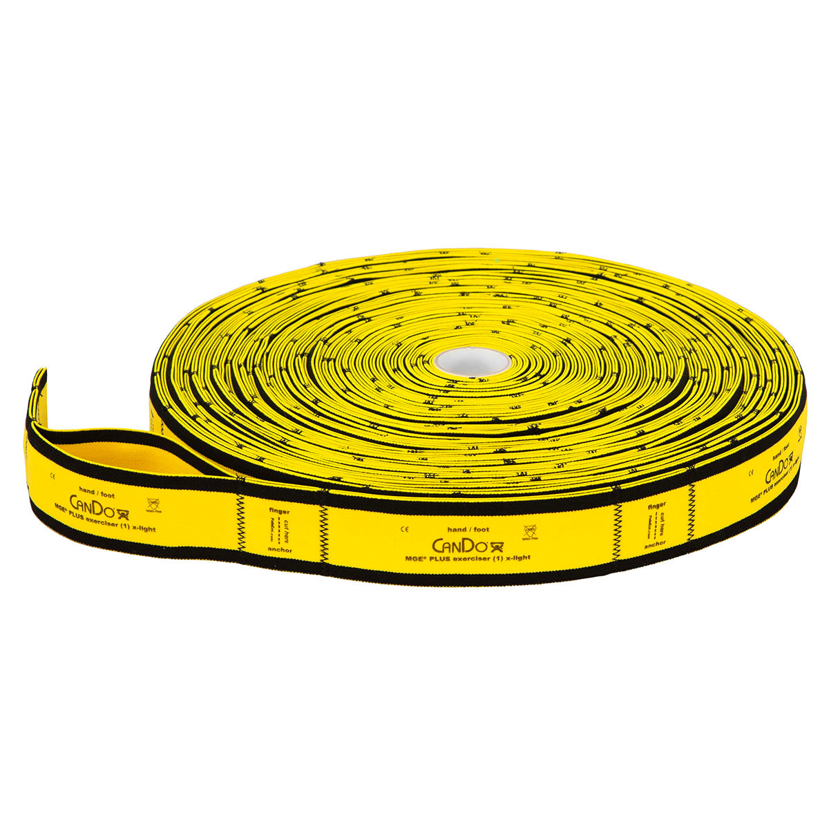 CanDo Multi-Grip Exerciser Plus, 30 Yard Roll, Yellow (X-Light)